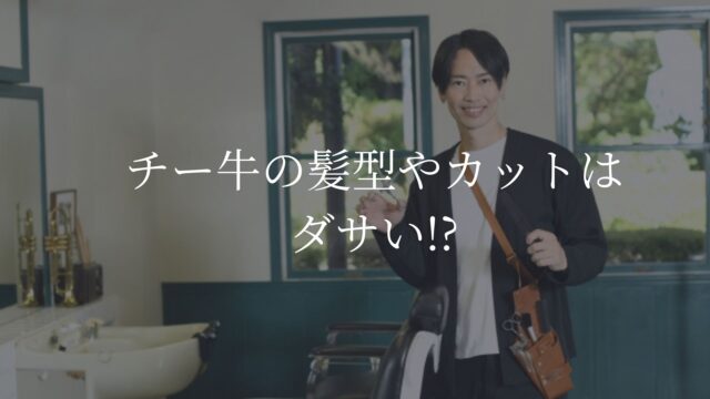 チー牛　髪型　カット